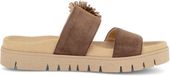 Gabor - Dames - Platte Sandalen - Suède - Maat 40