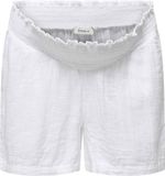 ONLY MATERNITY ONLY - OLMTHYRA SMOCK SHORTS WVN - Dames - Bermuda shorts - M - Katoen - Cloud Dancer