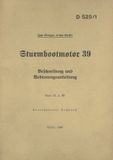 D Books on Demand D 525/1 Sturmbootmotor 39 - Beschreibung und Bedienungsanleitung