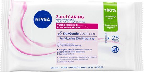 NIVEA Reinigingsdoekjes Verzachtend - 25 stuks