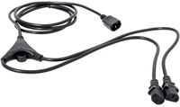 Hawa HAWA 1008273 Apparaat (koud) Y-kabel Zwart 5.00 m