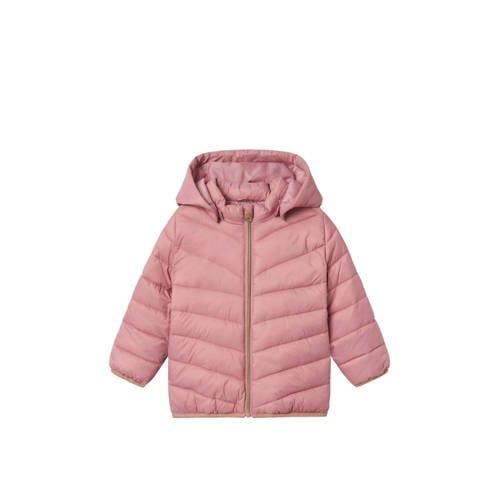 NAME IT MINI NMFMONAY Quilted Winter Jacket - Pink