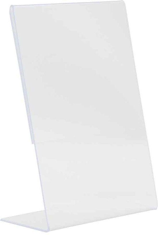 Securit Posterhouder A6 L-vorm 15x10,5xh5cm - Transparant acryl