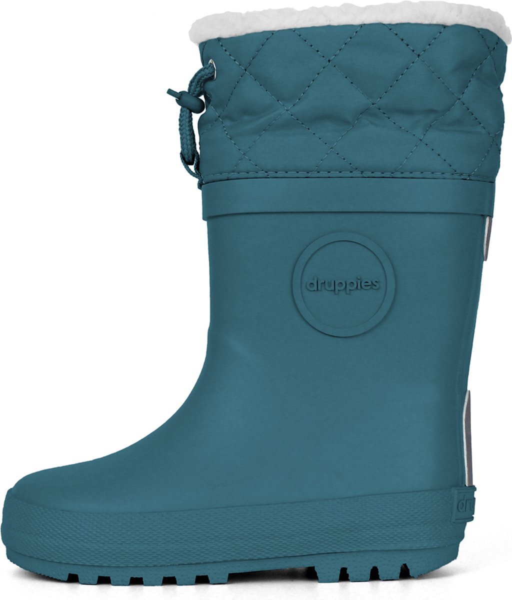 Druppies Regenlaarzen Gevoerd - Winter Boot - Petrol - Maat 25