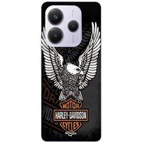 Maniacase Beschermhoes Xiaomi Redmi Note 14 5G harley-davidson-mini-poster-logo-aigle