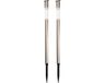 Merkloos Lumineo 2x Solar Prikspot/Tuinspot - RVS - H57 cm - Zonne-energie