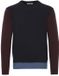Casual Friday Wollen trui Karl Ronde hals Lange mouw Regular Fit Bittere chocolade Wol Herfst/Winter 2024 Mannen M