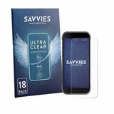 Savvies - Screenprotector voor Bluebird S10 - Folie Beschermfolie transparant 18 Stuks