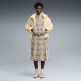PUMA Rok 'T7 Pleated Tartan' bruin / lichtgrijs