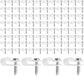 Unyqoos® Set van 100 herbruikbare kabelklemmen - Wit