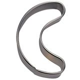 Staedter Croissant Cookie Cutter, zilver, rond, 5,5 cm