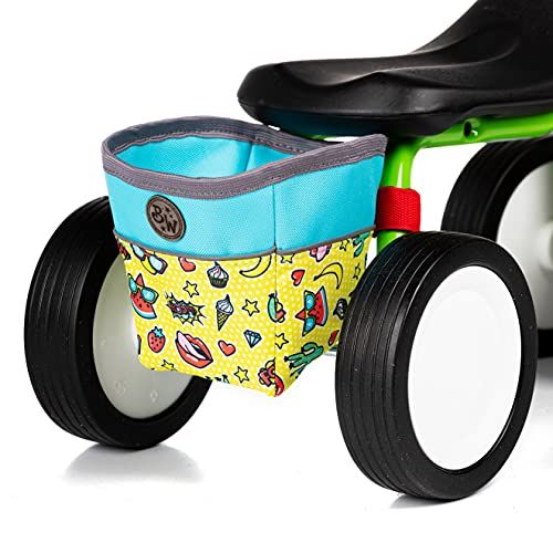 BambiniWelt by Rafael K. Bambiniwelt Frametas, compatibel met Pukylino Wutsch Fitsch Puky Open voor driewieler, loopfiets, glijvoertuigen, fietstas (model 18)