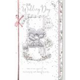 Me to You Handgemaakt Op Onze Trouwdag Kaart Tatty Teddyberen Op Een Swing - Officiële Collectie