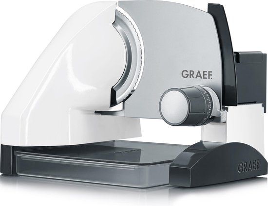 Graef SKS 500 snijmachine - Zwart/RVS/Wit Metaal - 170W
