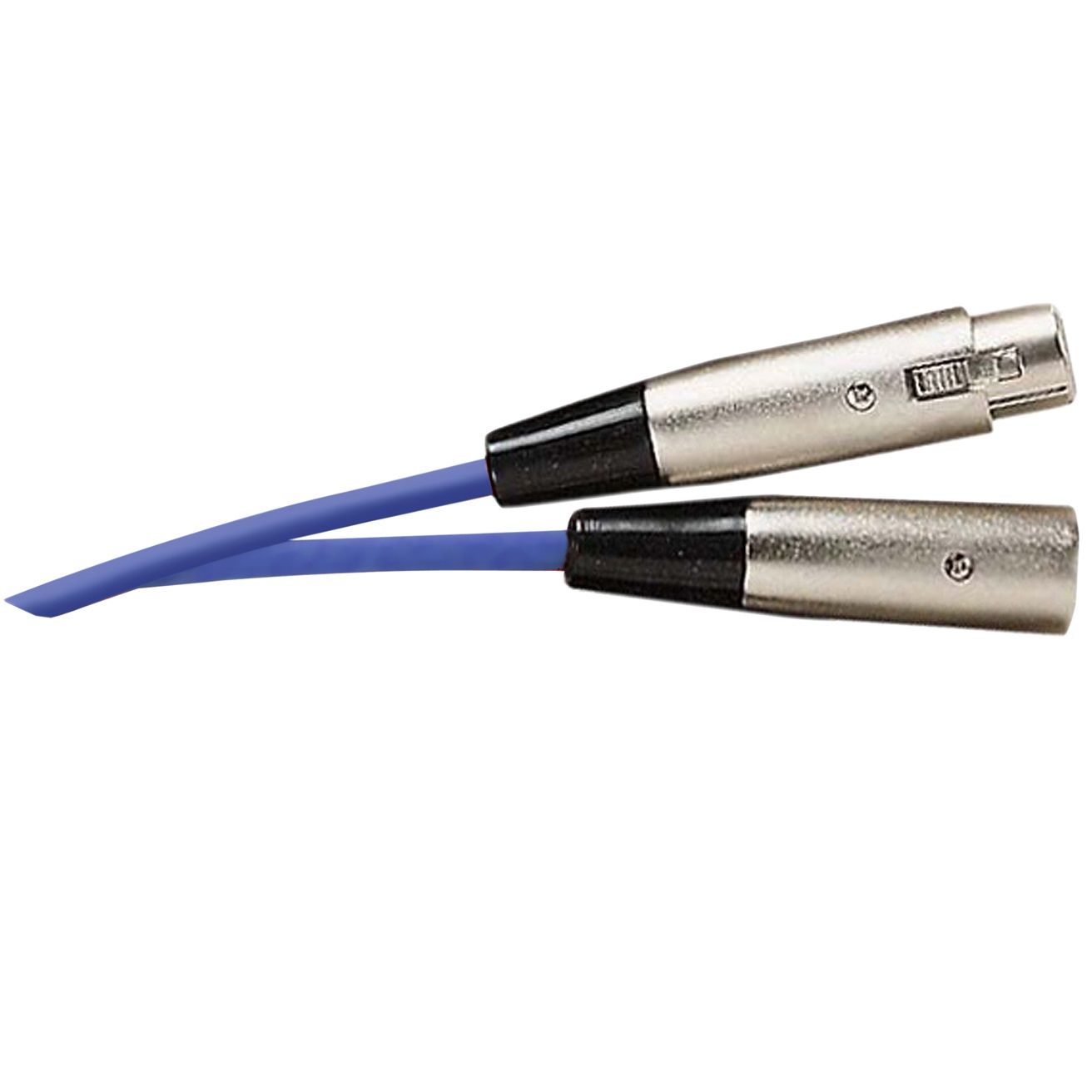 Soundlab XLR m XLR v audiokabel blauw 6 meter