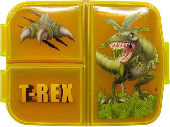 stor Lunchbox dinosaurus /t-rex - Groen - 0.25 l