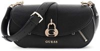 GUESS Jessa Flap Crossbody Bag Black