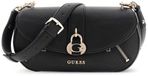 GUESS Jessa Flap Crossbody Bag Black