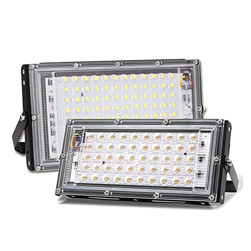 GUSAJ LED Floodlight Security LED Overstromingslicht 30 0W 200W 100W 50w Buiten Schijnwerper Schijnwerpers Waterdicht Ip66 Reflector Foco Led Exterieur Verlichting Led Overstromingslicht
