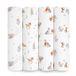 aden + anais™ essentials katoenen mousseline 4 pack inbakerdeken Disney+friends