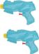 FREE & EASY 10x Mini waterpistolen blauw 15 cm kunststof