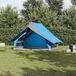 Tente familiale pour 3 personnes, Bleu et Gris