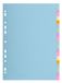Exacompta Forever Blanco tabbladen Kleurenassortiment 20 tabs 170 g/m² Karton 2620E