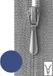 Opti Rits S40 spiraalrits 4mm niet deelbaar met druppeltrekker 223 blauw