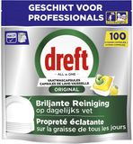 Dreft Original All in One Vaatwastabletten Citroen 100 stuks