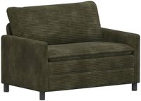 vidaXL Bank Groen Polyester 126 x 81 x 87,5 cm