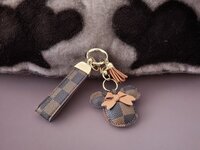 Luxe sleutelhanger - Mickey - Bruin - Unisex