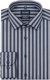 Olymp Luxor Chemise Rayures Sunshade Bleu Foncé (navy) - Taille 46 - Hommes - Formel