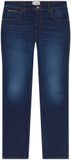Wrangler Heren Jeans TEXAS SLIM Slim Fit Katoen Blauw