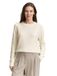 Tom Tailor - Pull en maille à motif - Taille XXL - Whisper White