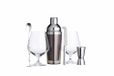 KitchenCraft BarCraft Luxe Ginset met Gin glazen, cocktailshaker, stamperlepel, dubbele bar maat, bar mes en recepten