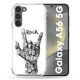 Cokitec Samsung Galaxy A56 5G Versterkte hoes muziek rock hand
