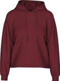 PIECES - PCCHILLI LS HOODIE NOOS BC - Dames - Sweaters - Tawny Port - S