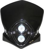 Replay Koplamp voor Auto Duke, Zwart, 2 Verticale Lampen