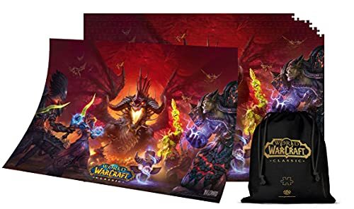 Good Loot World of Warcraft Classic: Onyxia - puzzel 1000 stukjes 68cm x 48cm | inclusief poster en tas | Game-artwork voor volwassenen en tieners