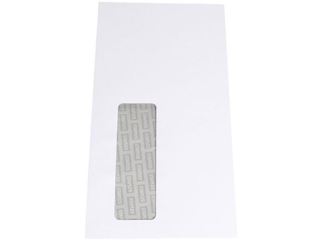 Staples Zakelijke envelop A4 met venster wit