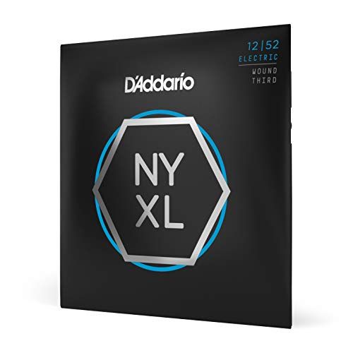 D'ADDARIO NYXL1252W Nikkel Wound Elektrische Gitaar Snaren, Licht Wond 3e, 12-52