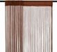 vidaXL Draadgordijnen 140x250 cm bruin 2 st