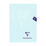 Clairefontaine 308682C Mimesys PASTEL Geniet notieboekje - A5 14,8x21 cm - 96 vel geruit - Wit papier 90 g - Ondoorzichtige Polypro cover - Willekeurige kleur