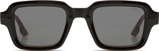 Komono Lionel Black Tortoise Zonnebril - Grijs - Unisex