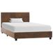 VidaXL Bedframe Kunstsuède Bruin 90x200 cm