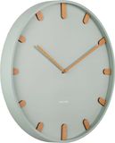 Karlsson Wandklok Grace - Groen - Ø40cm - Wandklok Modern