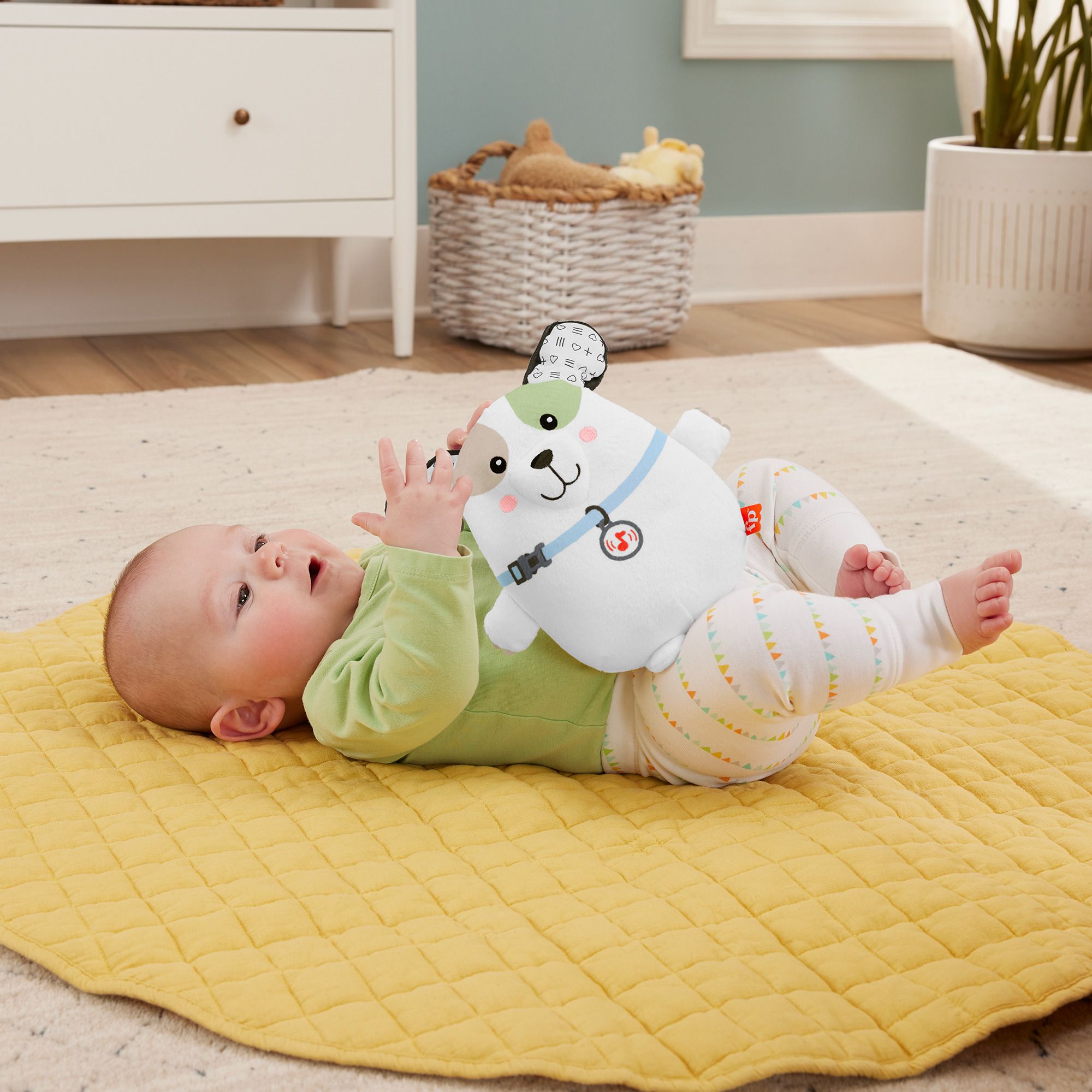 Fisher-Price Puppy Sluimerspeeltje met Kalmerende Trillingen