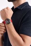 Nautica Nct Leeway Quartz Chronograaf Horloge Rood