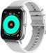 DrPhone GTE3 Smart - Metalen Smartwatch Met belfunctie - GPS (smartphone) - Auto Sport - Notificaties - Mail lezen - Geschikt Voor iOS/Android - Mist Gray