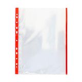 Grafoplas 5501151 brochurehoezen PP met kleurindicator, A4, rood
